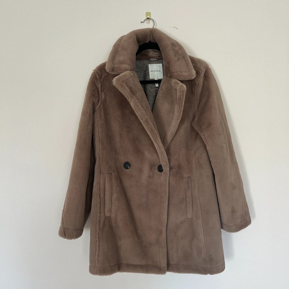 Avec Les Filles Faux Fur Coat
